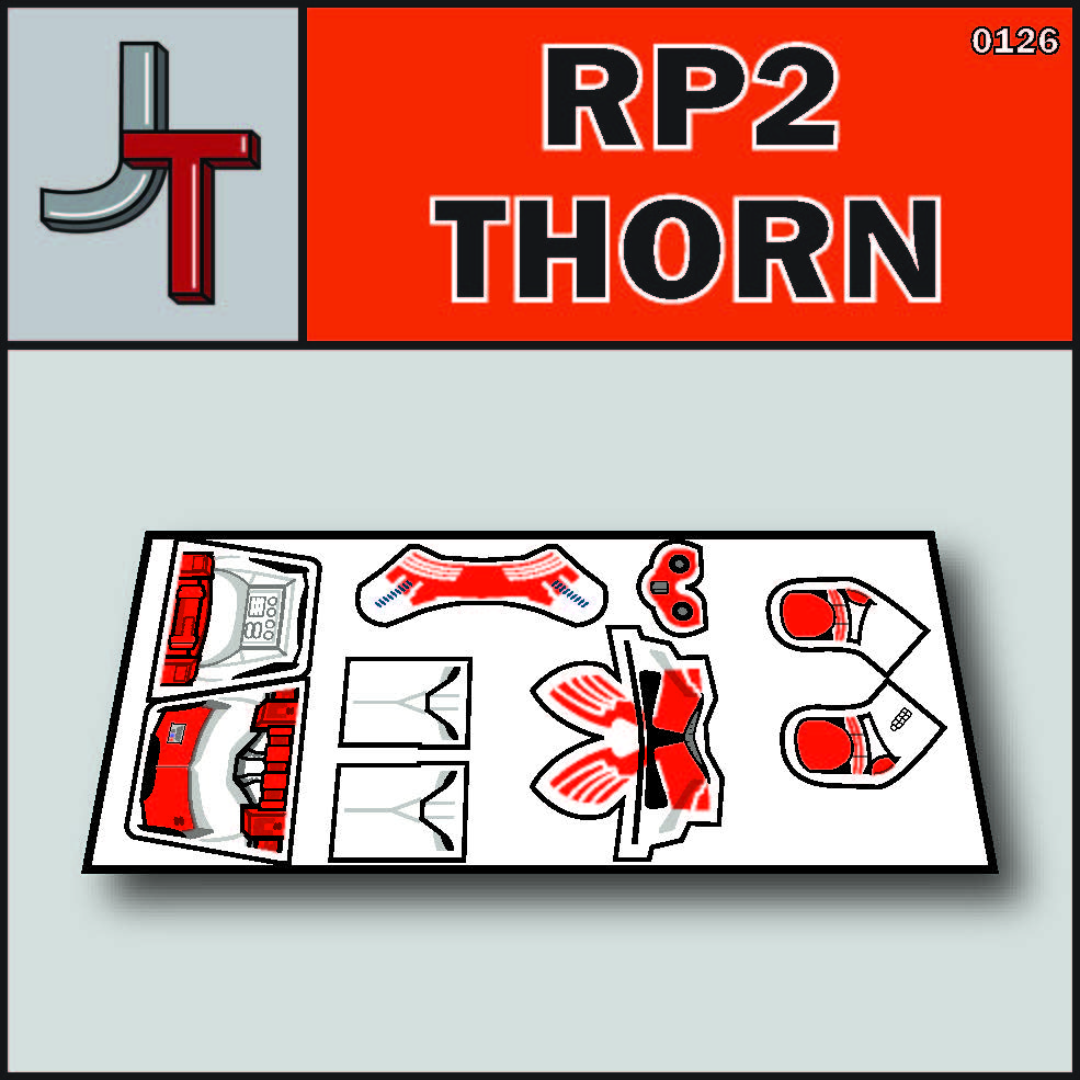 JONAK Toys Phase 2 Decal Sheet- Commander Thorn