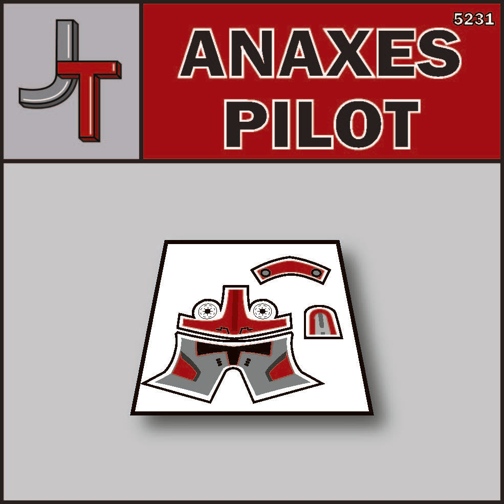 JONAK Toys Helmet Decals- Clone Pilots