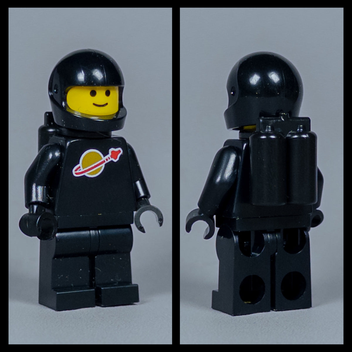 コレクション Spacewarp 5000 limited black version JONAK Toys UV Printed Figure- Classic Space Astronaut (Black)