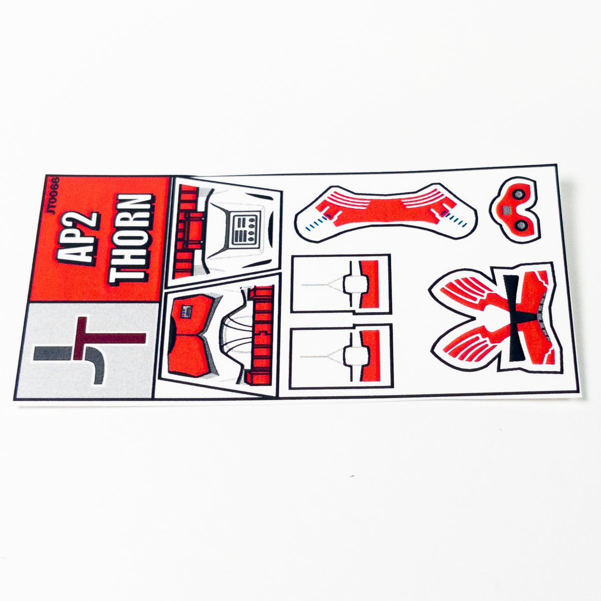 JONAK Toys Phase 2 Decal Sheet- Commander Thorn