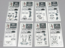 Load image into Gallery viewer, JONAK Toys Phase 2 Decal Sheets- Wolfpack Squad Pack