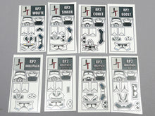 Load image into Gallery viewer, JONAK Toys Phase 2 Decal Sheets- Wolfpack Squad Pack