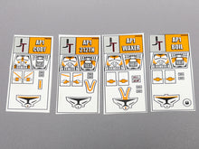 Load image into Gallery viewer, JONAK Toys Phase 1 Decal Sheets- 212th Squad Pack
