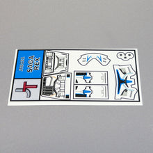 Load image into Gallery viewer, JONAK Toys Phase 2 Decal Sheet- Captain Rex