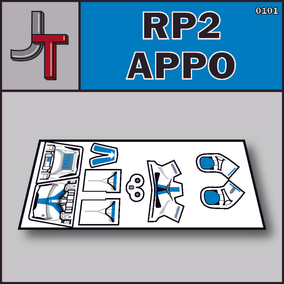 JONAK Toys Phase 2 Decal Sheet- Appo