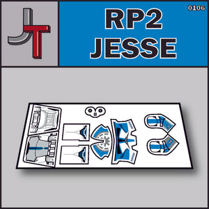 JONAK Toys Phase 2 Decal Sheet- ARC Trooper Jesse