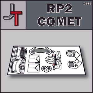 JONAK Toys Phase 2 Decal Sheet- Comet
