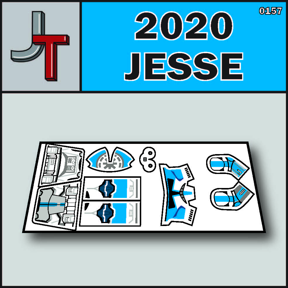 JONAK Toys Phase 2 Decal Sheet- ARC Trooper Jesse