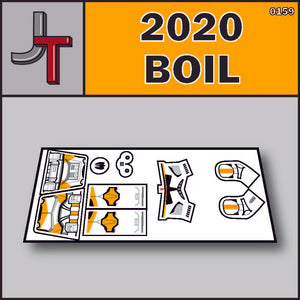JONAK Toys Phase 2 Decal Sheet- Boil