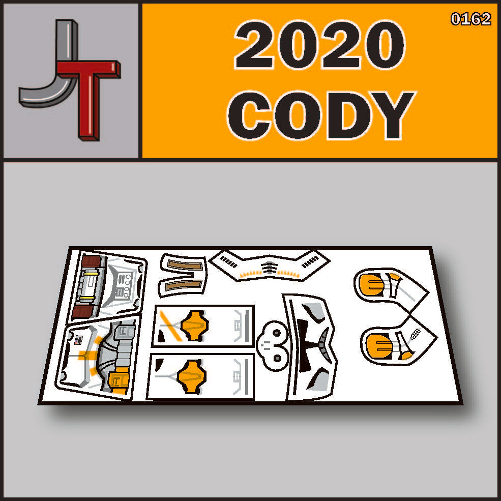 JONAK Toys Phase 2 Decal Sheet- Commander Cody
