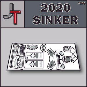 JONAK Toys Phase 2 Decal Sheet- Sinker