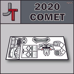 JONAK Toys Phase 2 Decal Sheet- Comet