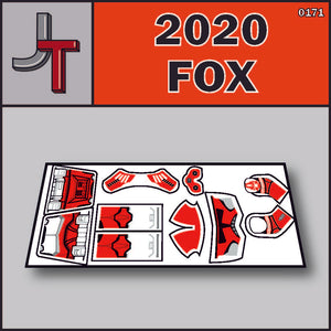 JONAK Toys Phase 2 Decal Sheet- Commander Fox