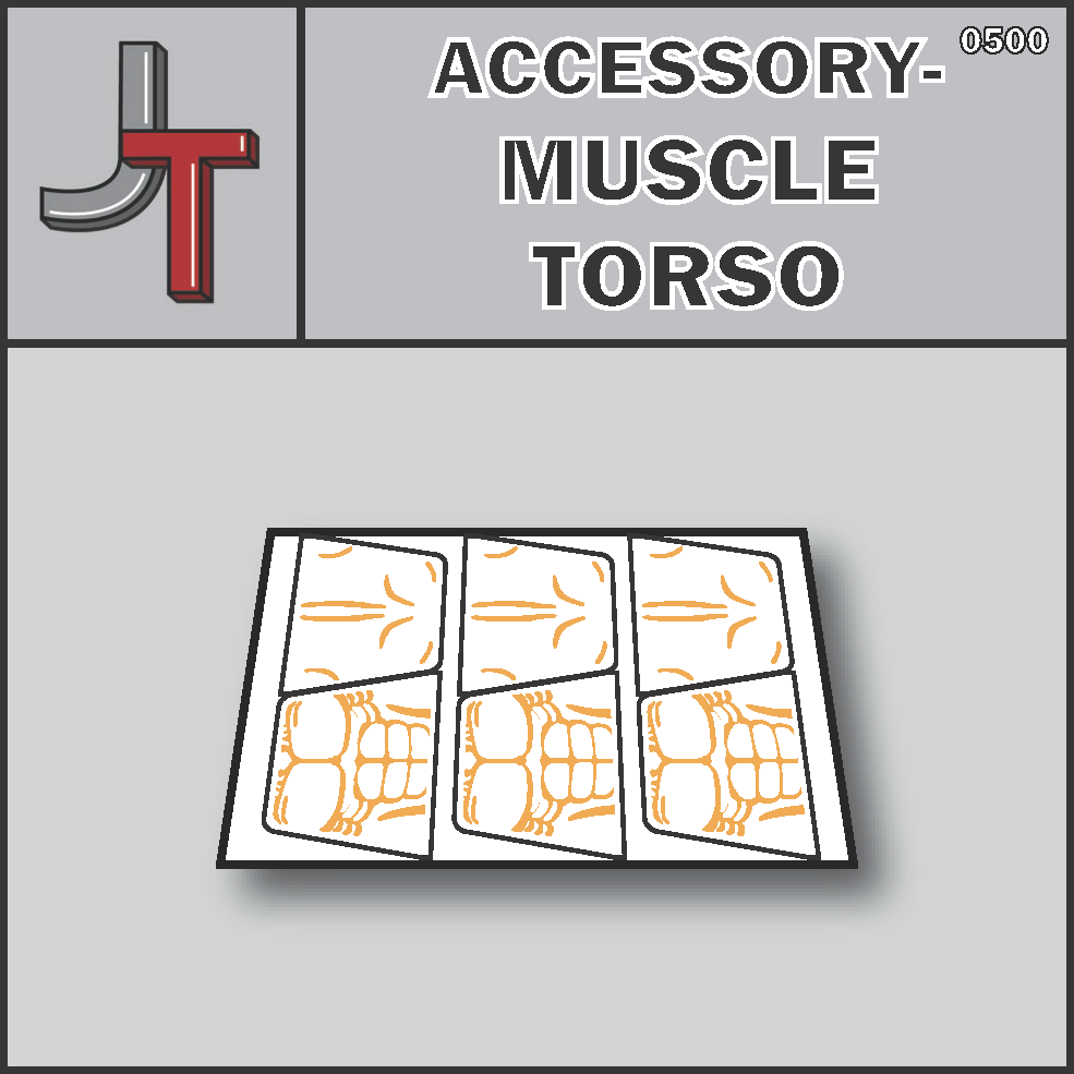 JONAK Toys Phase 2 Decal Sheet- Muscle Torso