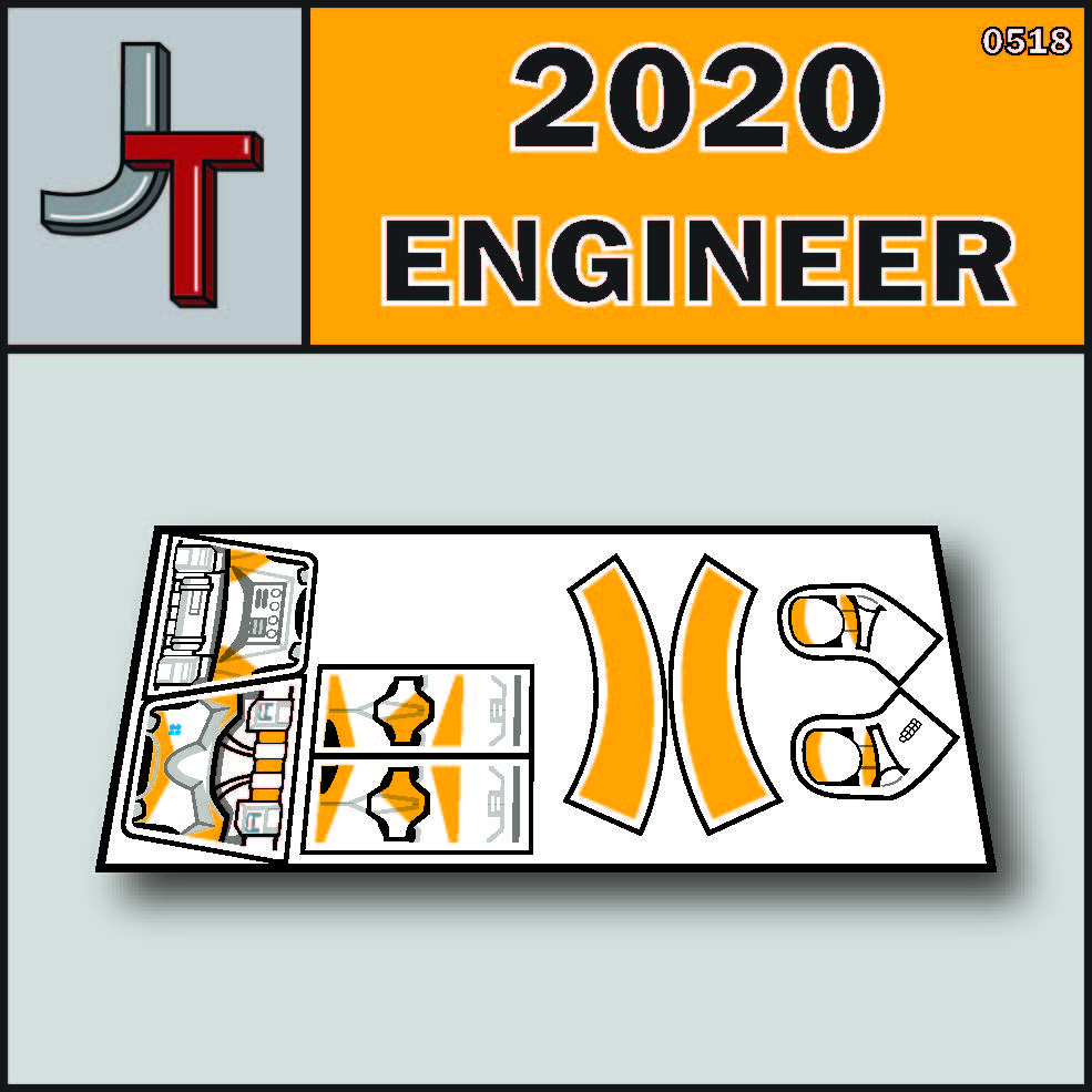 JONAK Toys Phase 2 Decal Sheet- 212th Engineer