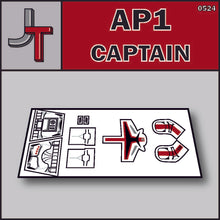 Load image into Gallery viewer, JONAK Toys Phase 1 Decal Sheet- Captain
