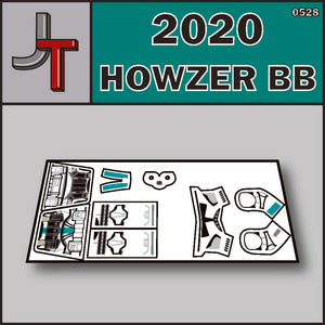 Howzer Face Print JONAK Toys Phase 2 Decal Sheet- Howzer (BB)