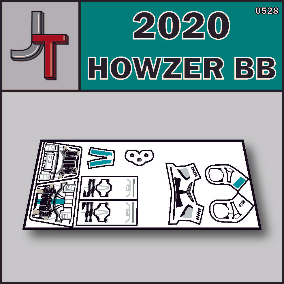 JONAK Toys Phase 2 Decal Sheet- Howzer (BB)