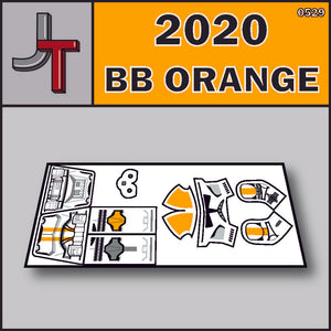 JONAK Toys Phase 2 Decal Sheet- Unnamed Orange Trooper (BBS3)