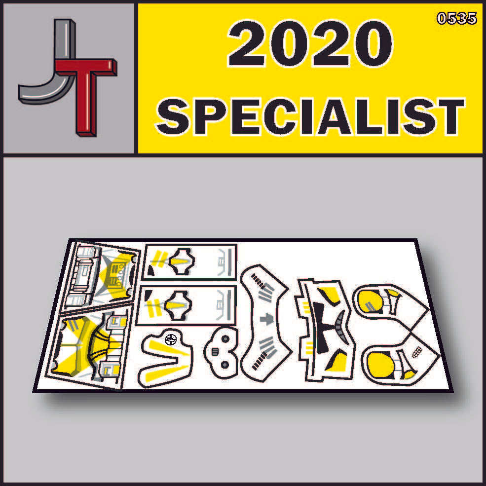 JONAK Toys Phase 2 Decal Sheet- 13th Specialist