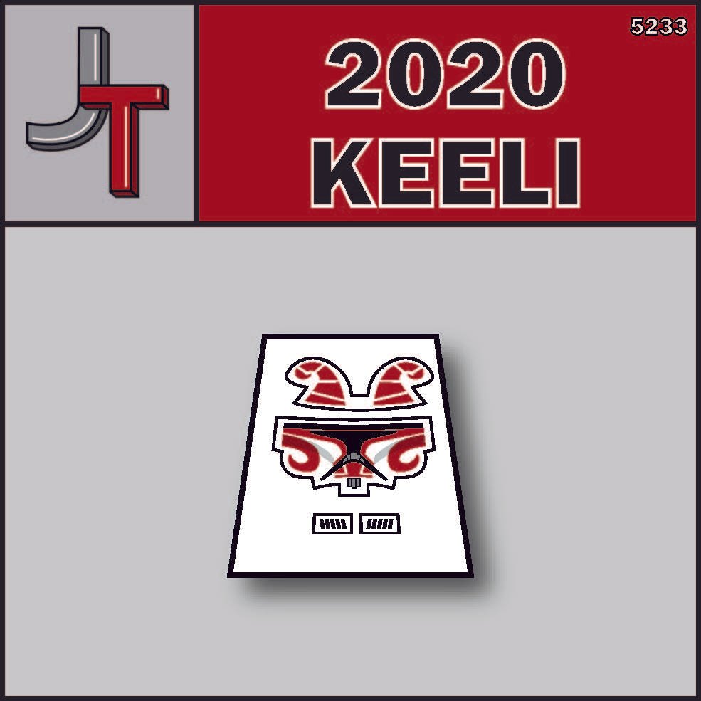 JONAK Toys Helmet Decals- Captain Keeli