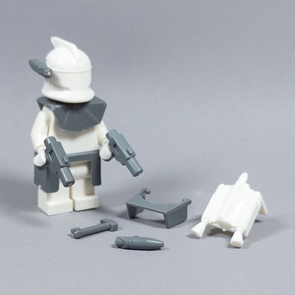 Offbrand Clone Accessory Pack (Kama, Pauldron, Visor, Jetpack, Antenna & Floodlights)