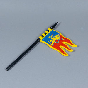 Custom Medieval Flags + Staff (Plastic)