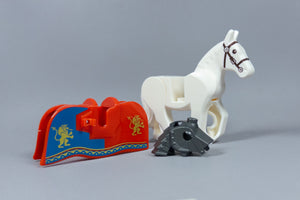 Custom Horses w/ Barding & Helmet