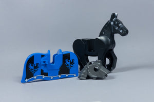 Custom Horses w/ Barding & Helmet
