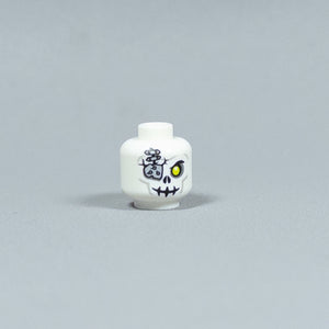 JONAK Toys UV Printed Heads- Skeleton Warriors (White)