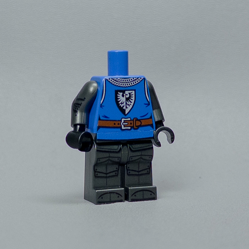 JONAK Toys UV Printed Figure- Armored Black Falcon Knight