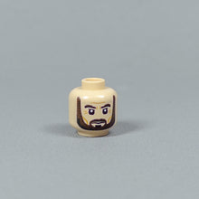 Load image into Gallery viewer, JONAK Toys UV Printed Heads- Bearded Soldier (Light Nougat)
