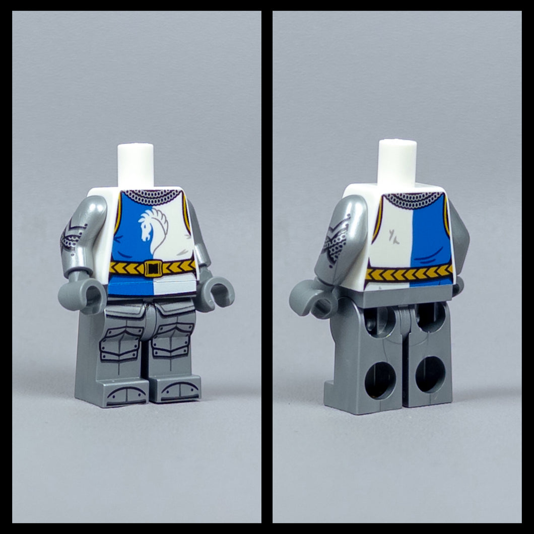 JONAK Toys UV Printed Figure- Armored Horse Knight