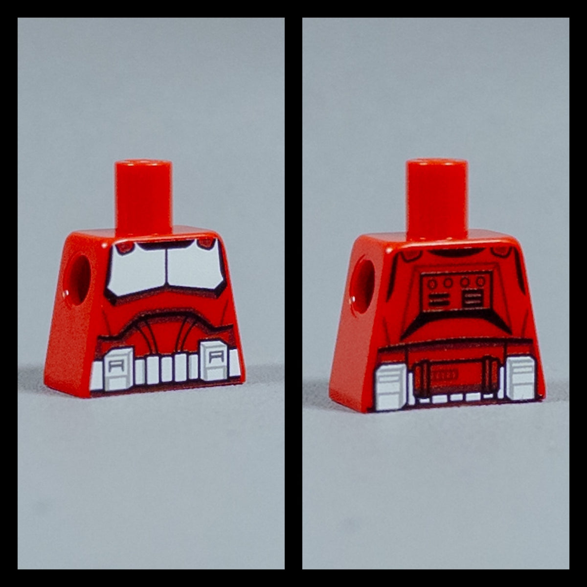 JONAK Toys UV Printed Torso- 2020 Commander Fox Replacement