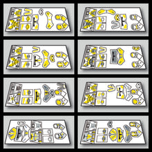 Load image into Gallery viewer, JONAK Toys Phase 2 Decal Sheets- 13th Battalion Expansion Squad Pack
