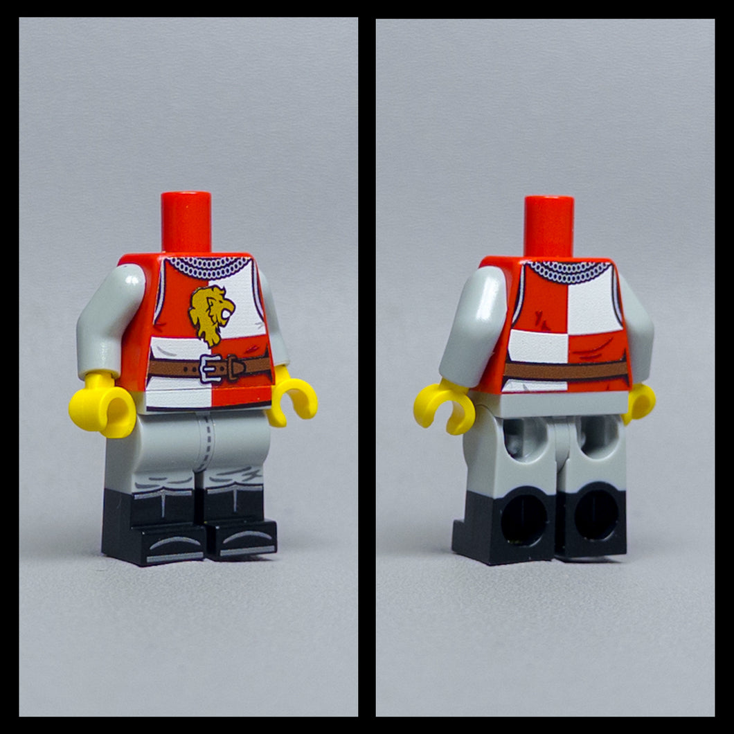 JONAK Toys UV Printed Figure- Lion Knight Soldier (Kingdoms)