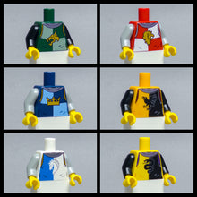 Load image into Gallery viewer, JONAK Toys UV Printed Torsos- Faction Knights (V2)
