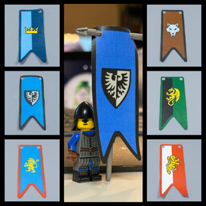JONAK Toys Custom Cloth: Pre-Cut Medieval Banners
