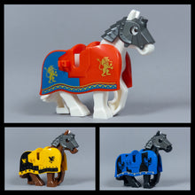 Load image into Gallery viewer, Custom Horses w/ Barding &amp; Helmet
