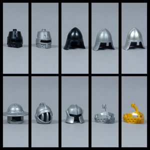Official LEGO Knight Helmets