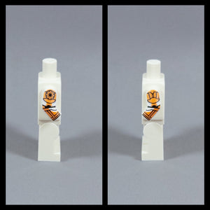 JONAK Toys UV Printed Arms- H.O.P.E. Orange