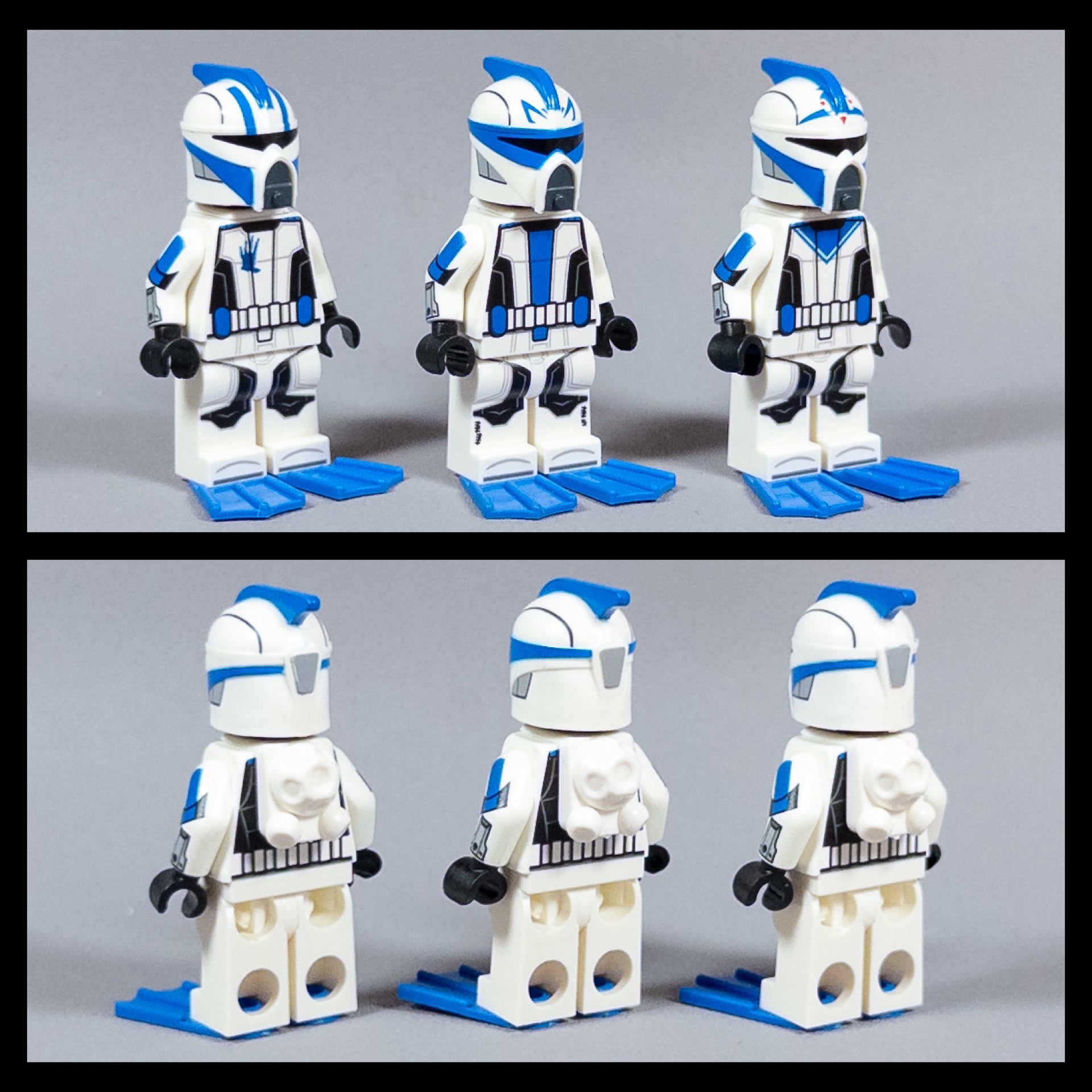 JONAK Toys UV Printed Figure- 501st Scuba Trio- Rex, Fives & Echo