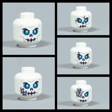Load image into Gallery viewer, JONAK Toys UV Printed Heads- Skeleton Warriors (White)
