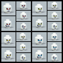 Load image into Gallery viewer, JONAK Toys UV Printed Heads- Skeleton Warriors (White)
