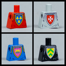 Load image into Gallery viewer, JONAK Toys UV Printed Torsos- Knights of the Yellow Castle (Modern)
