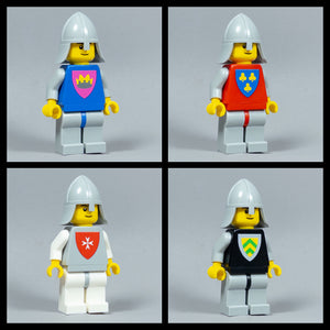 JONAK Toys UV Printed Figure- Classic Knights of the Yellow Castle