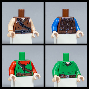 JONAK Toys UV Printed Torsos- Dark Forest (Light Nougat)