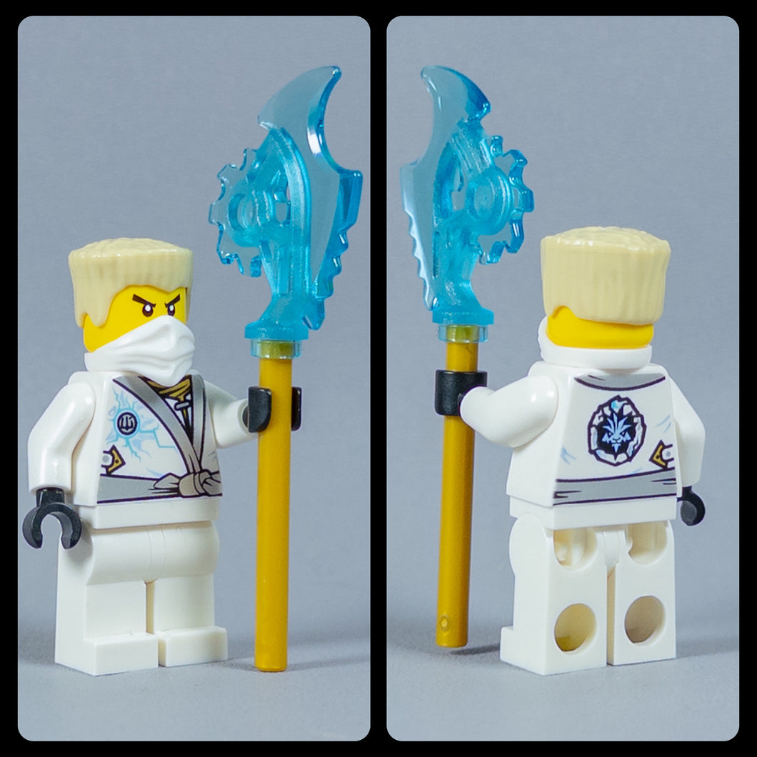 Zane Elemental Robe JONAK Toys UV Printed Figure- Zane (Techno Robe) w/ Techno Blade