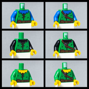 JONAK Toys UV Printed Torsos- Forestmen