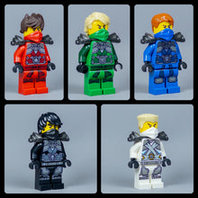 Load image into Gallery viewer, JONAK Toys UV Printed Figure- Stone Armor Ninja 5-Pack
